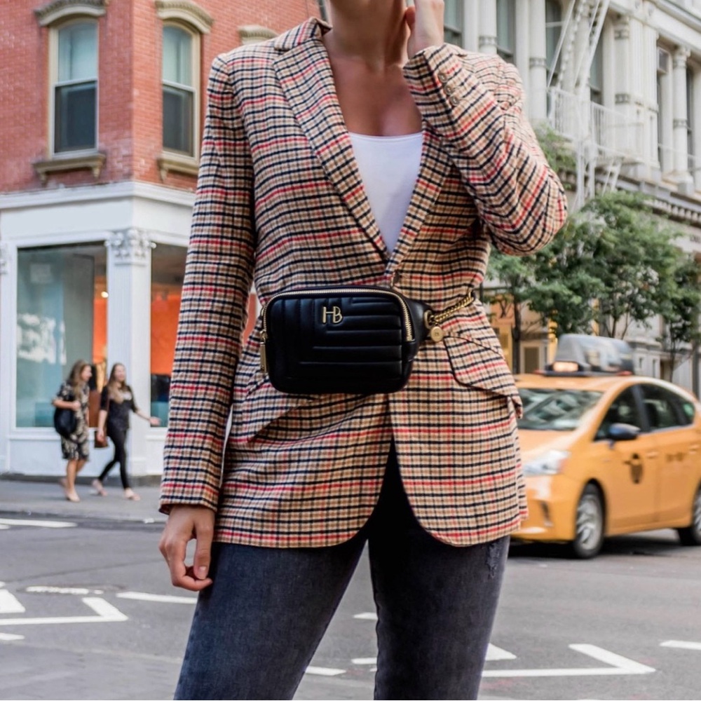 Henri Bendel Black Fanny Pack